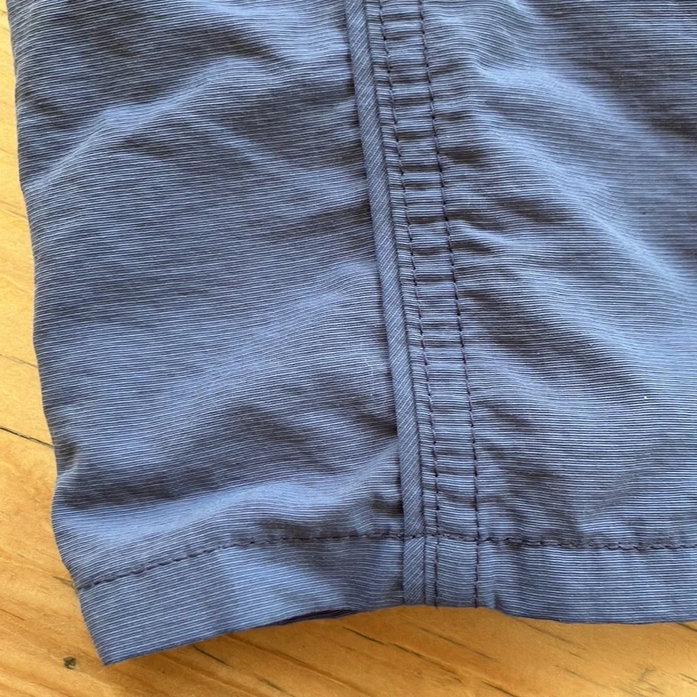 White Sierra M Men’s Swim Trunks Slate Blue Lined 4 Pockets Elastic Drawstring
